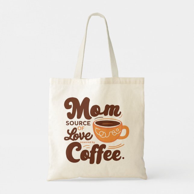 Mother's Day Love Coffee Tote Bag (Back)