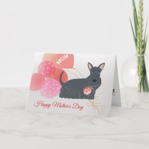 Mother's Day Love from your Scottish Terrier Dog Card