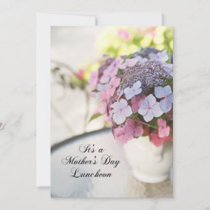 Mother's Day Luncheon Invitation with Flowers