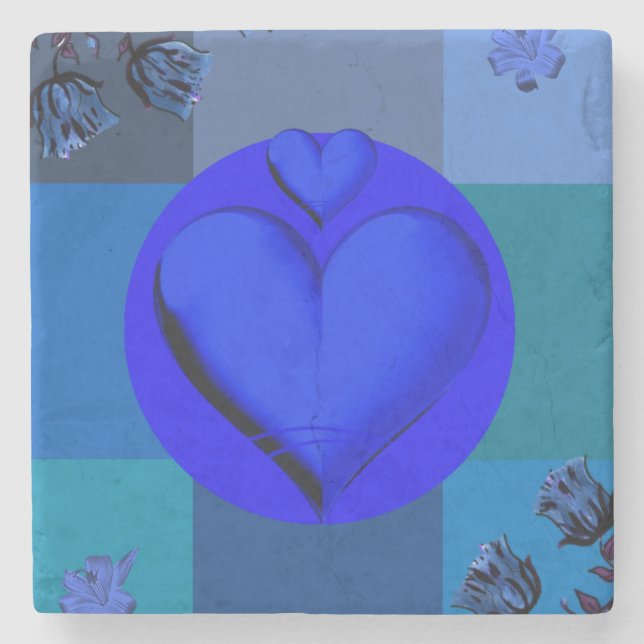 Mother's Day Marble Stone Coaster (Front)