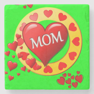 Mother's Day Marble Stone Coaster
