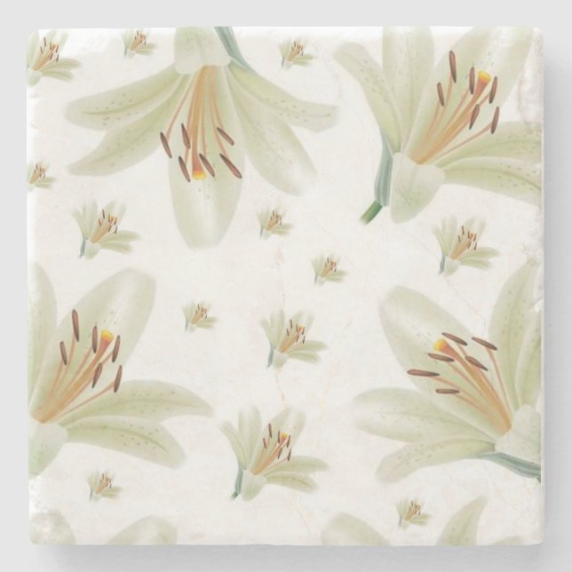 Mother's Day Marble Stone Coaster (Front)