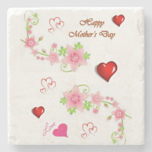 Mother's Day Marble Stone Coaster