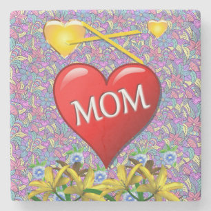 Mother's Day Marble Stone Coaster