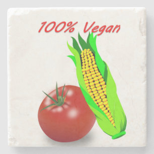 Mother's Day Marble Stone Coaster 100% Vegan