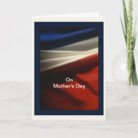 Mother's Day - Military Mother - USA American Flag