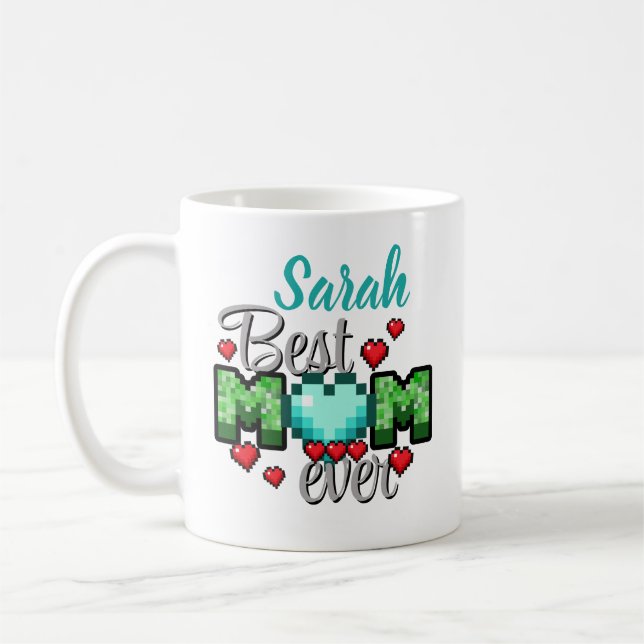 Mothers day Minecraft Mug  (Left)