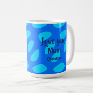 Mother's Day Minimalist Text and Pattern Coffee Mug
