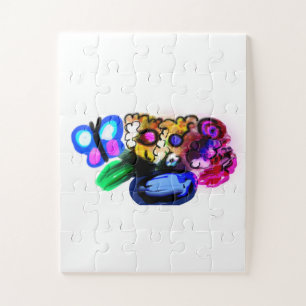 Mother's day misty flower jigsaw puzzle