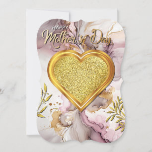 Mothers day modern Thank You Card