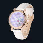 Mothers Day, Mom Love With No Days Off,Modern, El Watch<br><div class="desc">Gift for Mom,  Mom Love With No Days Off, Modern,  Elegant,  Trendy</div>