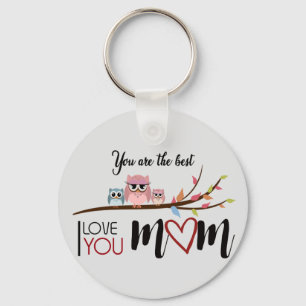 "Mother's Day" momma hugs. Key Ring