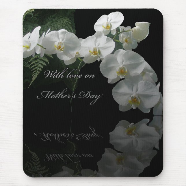 Mother's Day Moth Orchids & Ferns Mousepad (Front)