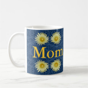 Mother's Day Mug with Barrel Cactus Mandala