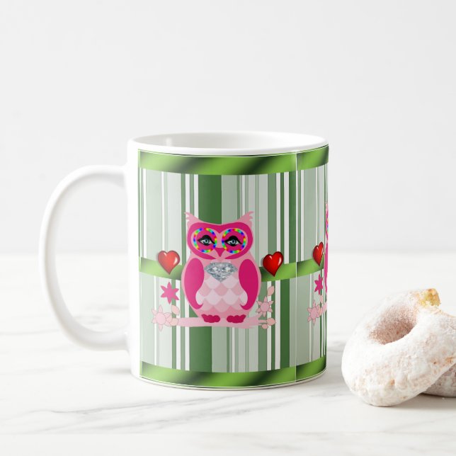 Mother's Day Mugs Owl (With Donut)