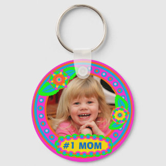 Mother's Day / Mum Custom Photo & Text Keychain