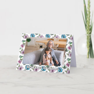 Mother's Day Mum Grandma Nana Customise  Holiday Card