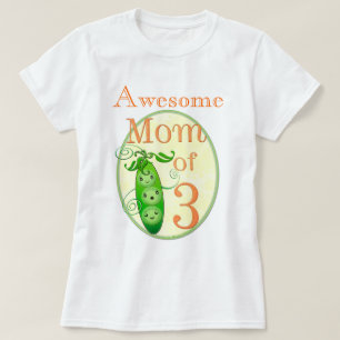 Mother's Day Mum of Three T-Shirt