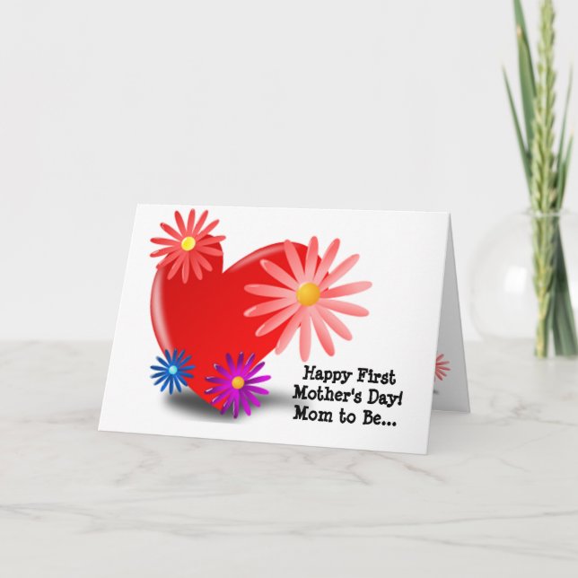 Mother's Day Mum To Be Card (Front)