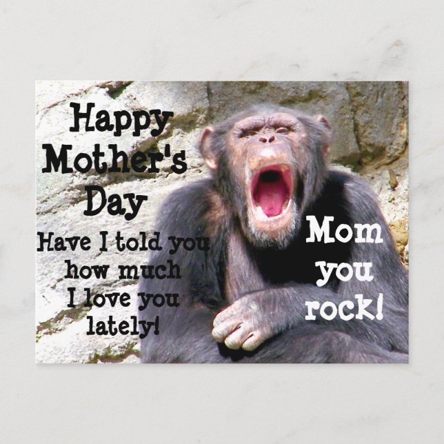 Mother's Day,Mum you rock!_ Postcard (Front)