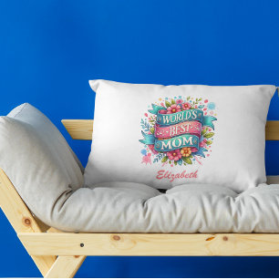 Mother's Day Nature Lovers Floral Personalised  Decorative Cushion