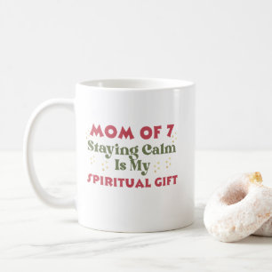 Mother's Day or Birthday, Mum Of 7 Coffee Mug