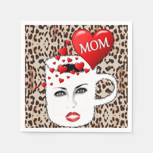 Mother's Day Paper Napkins (Front)