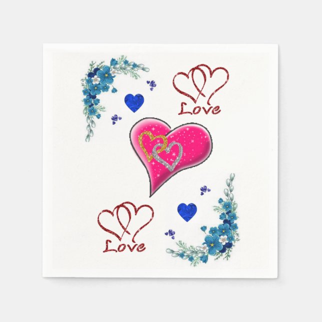 Mother's Day Paper Napkins (Front)