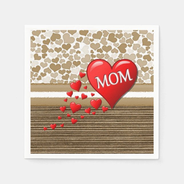 Mother's Day Paper Napkins (Front)