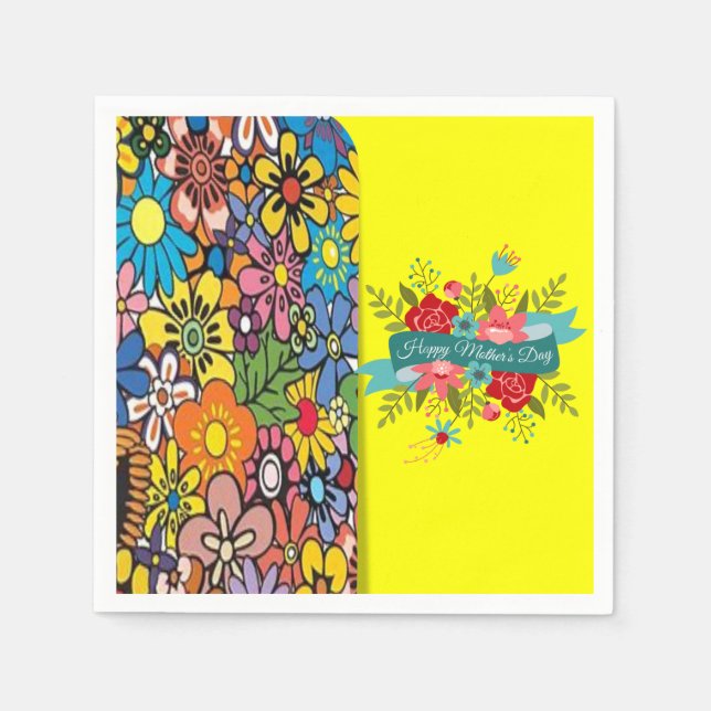 Mother's Day Paper Napkins (Front)