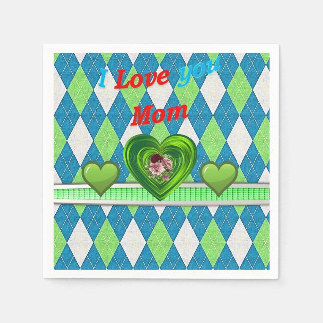 Mother's Day Paper Napkins (Front)