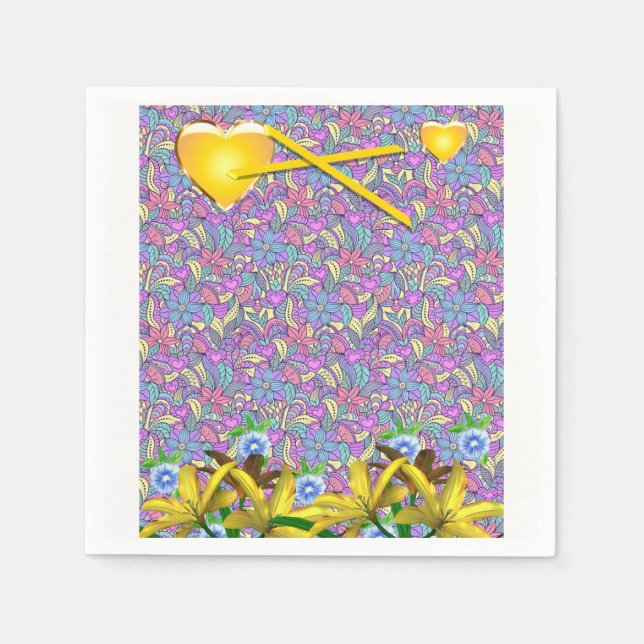 Mother's Day Paper Napkins (Front)