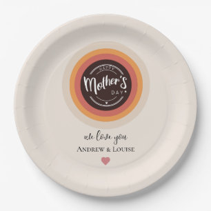 mother's day paper plate