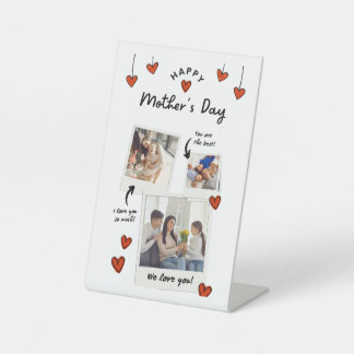 Mother's Day Pedestal Sign – Cute Gift for Mum.