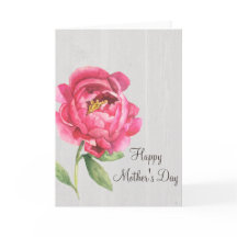 Mother's Day Peony Card