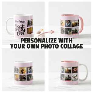Mothers Day Photo Collage Best Mum Ever Keepsake Coffee Mug