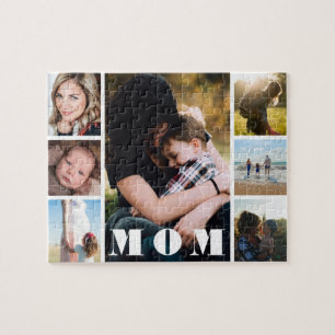 Mother's Day Photo Collage Mum Jigsaw Puzzle