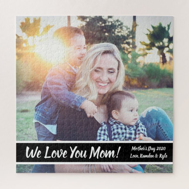 Mother's Day Photo Gift Custom Puzzle (Vertical)