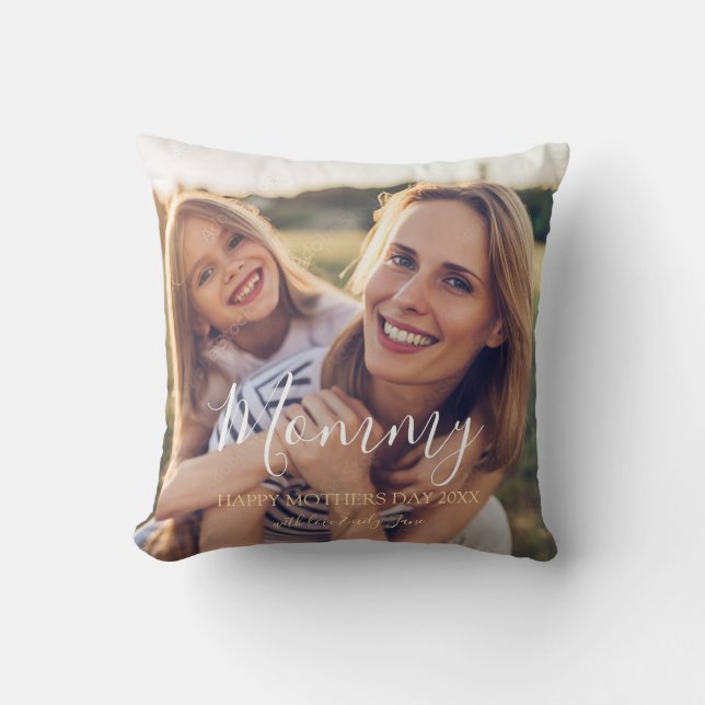 Mothers Day Photo Keepsake Cushion (Front)