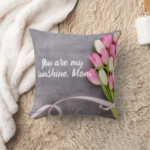 Mothers Day Photo Throw Pillow