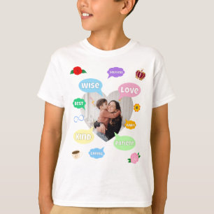 Mothers Day Photo Word Clouds Best Mum Mother T-Shirt