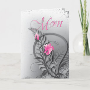 Mother's Day Pink Roses Card
