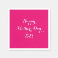 Mother's Day Pink White Custom Colour Colourful Cu
