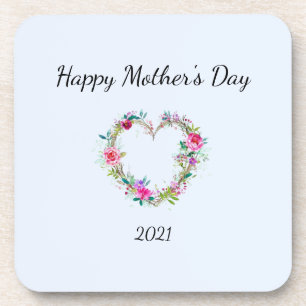 Mother's Day Plastic Coasters