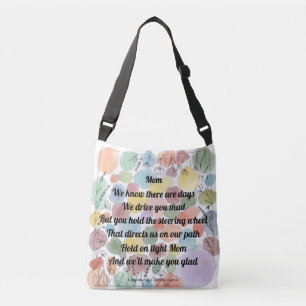 Mother's Day Poem Crossbody Bag