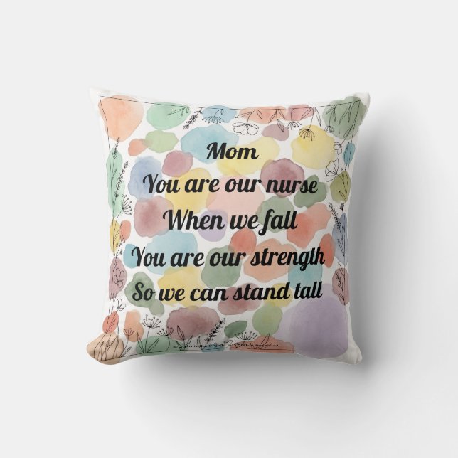 Mother's Day Poem Throw Cushion (Front)