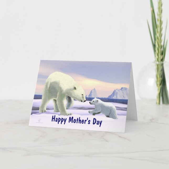 Mother's Day - Polar Bear Card (Front)
