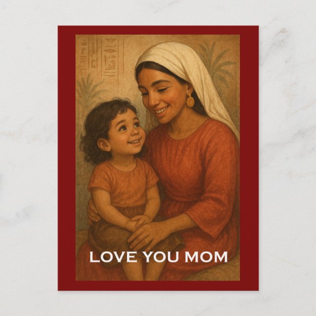 Mother's day poster postcard (Front)