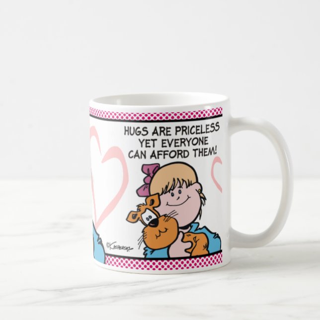 Mother's Day Priceless Hugs Coffee Mug (Right)