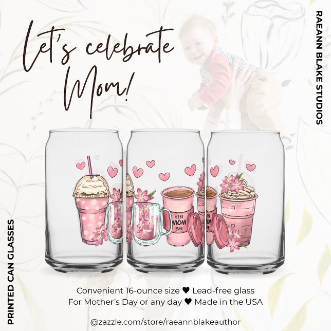 Mother's Day Printed Can Glasses (Creator Uploaded)